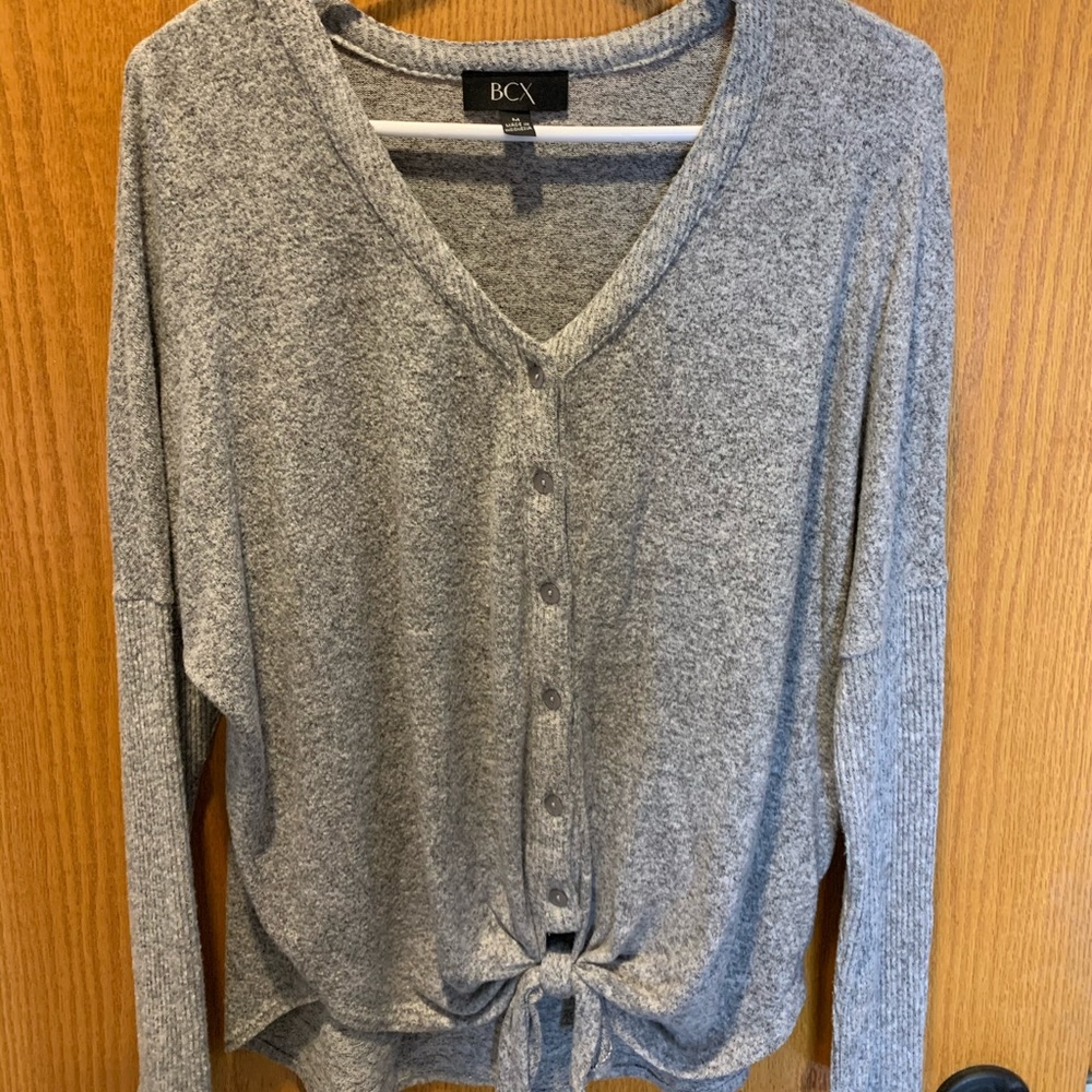 Button-Up Grey Sweater! - Picture 3 of 3